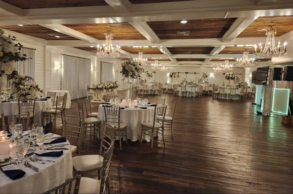 Ballroom at Mansion at Mountain Lakes in NJ