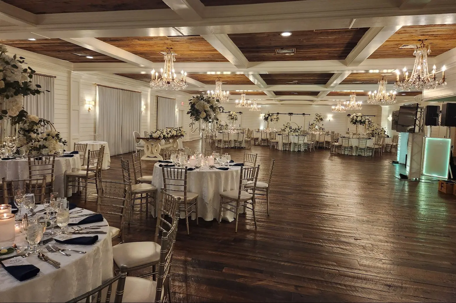 Ballroom at Mansion at Mountain Lakes in NJ