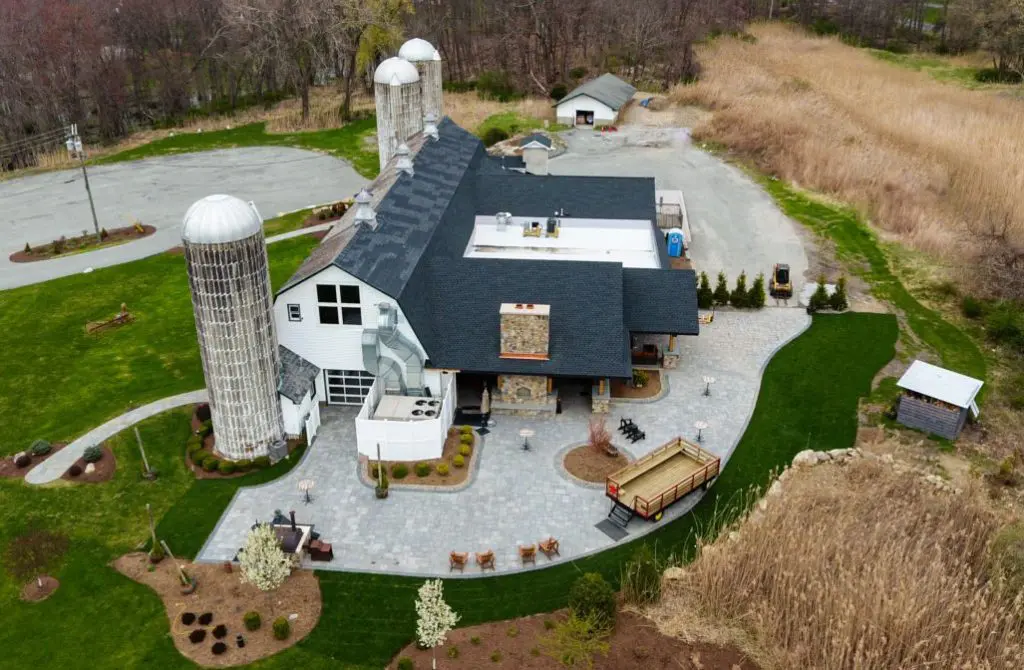 Aerial view of Perona Farms in Andover, NJ