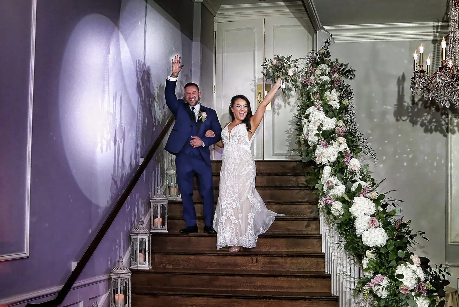 Grand wedding entrance