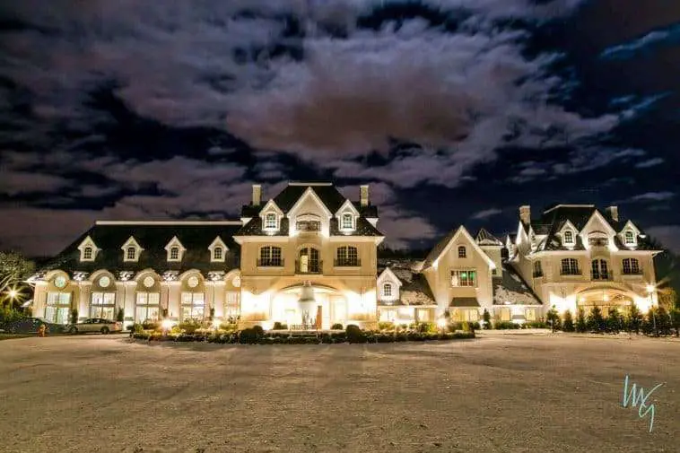 Park Chateau outdoors at night