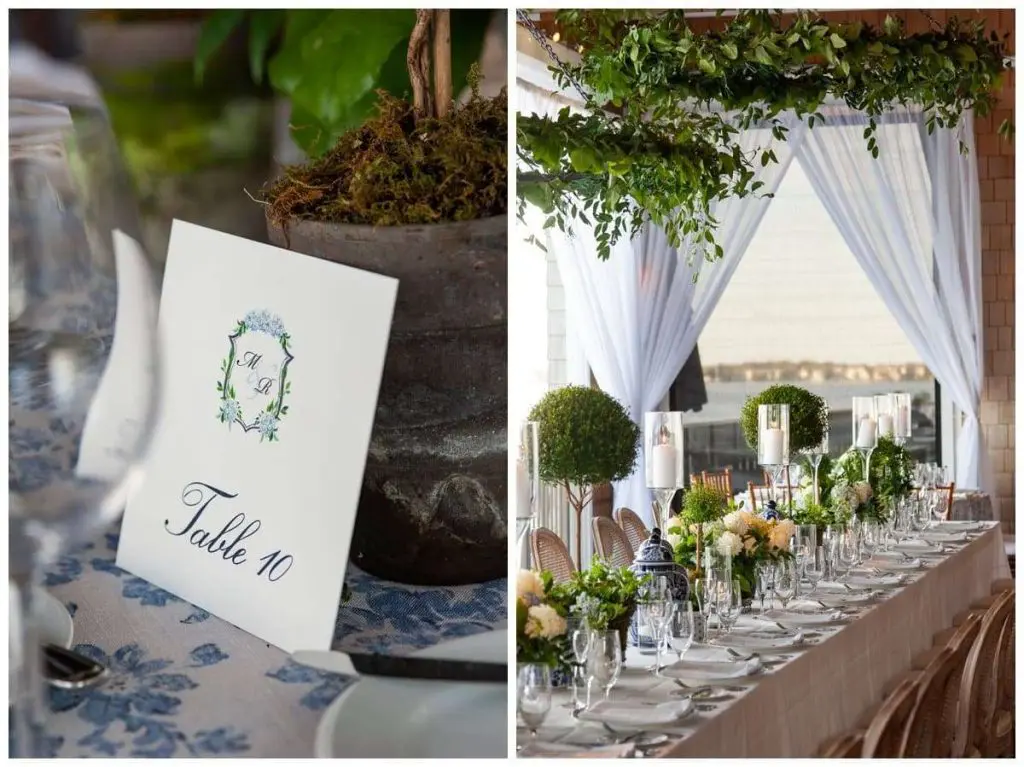 Long wedding table 