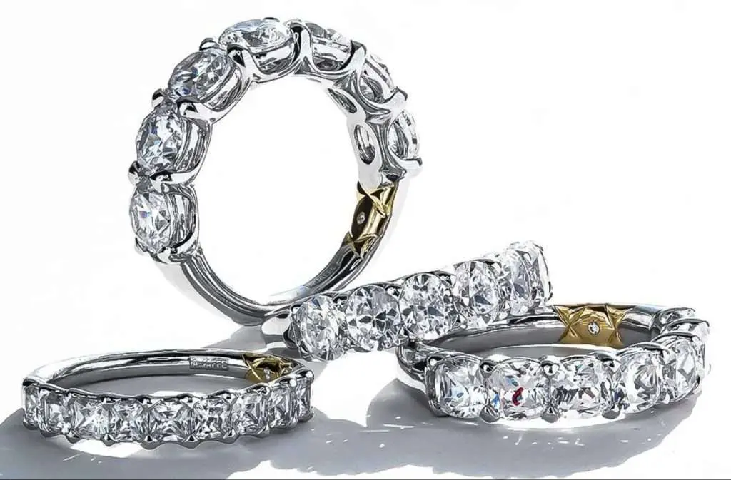 Diamond wedding bands from Roman Jewelers