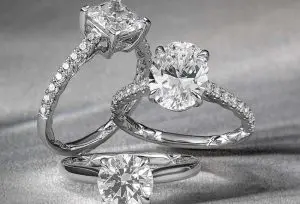 Diamond wedding bands from Roman Jewelers