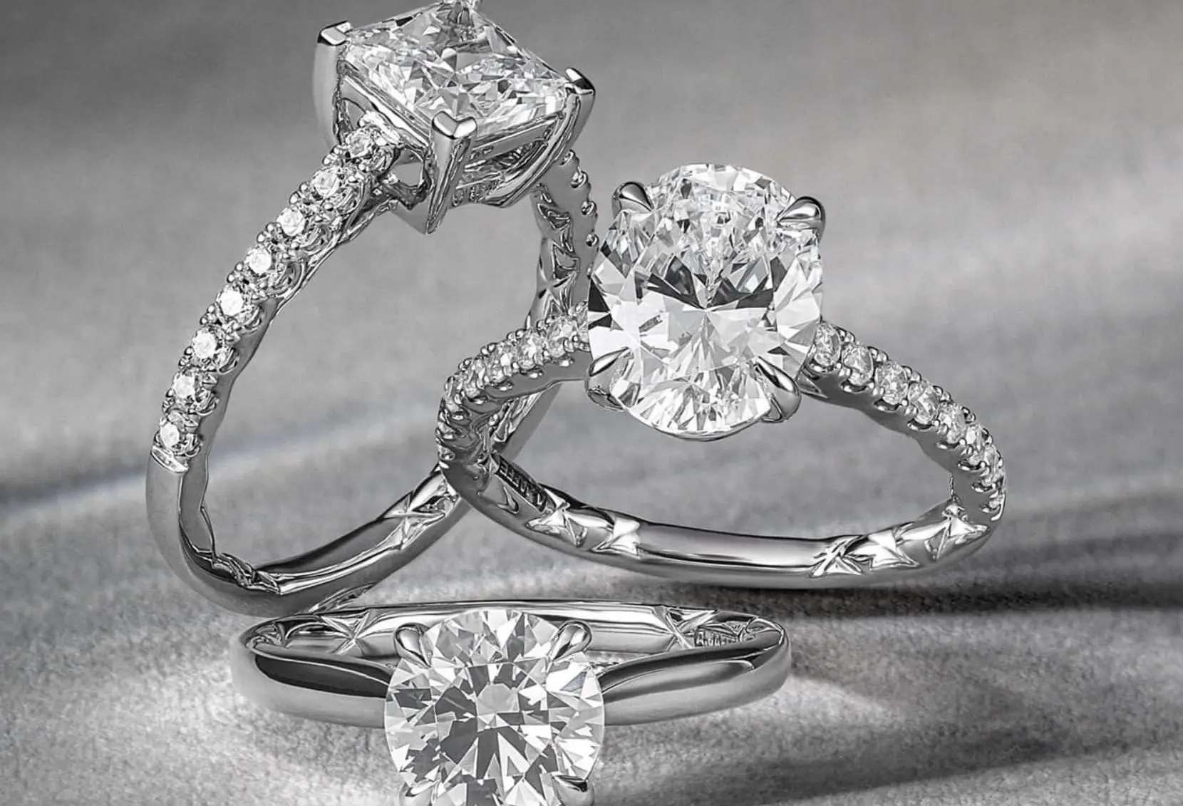 Diamond wedding bands from Roman Jewelers