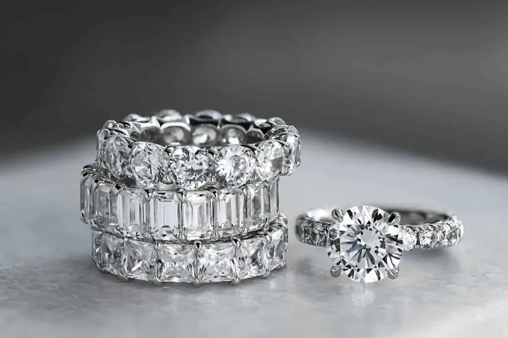 Diamond wedding bands from Roman Jewelers
