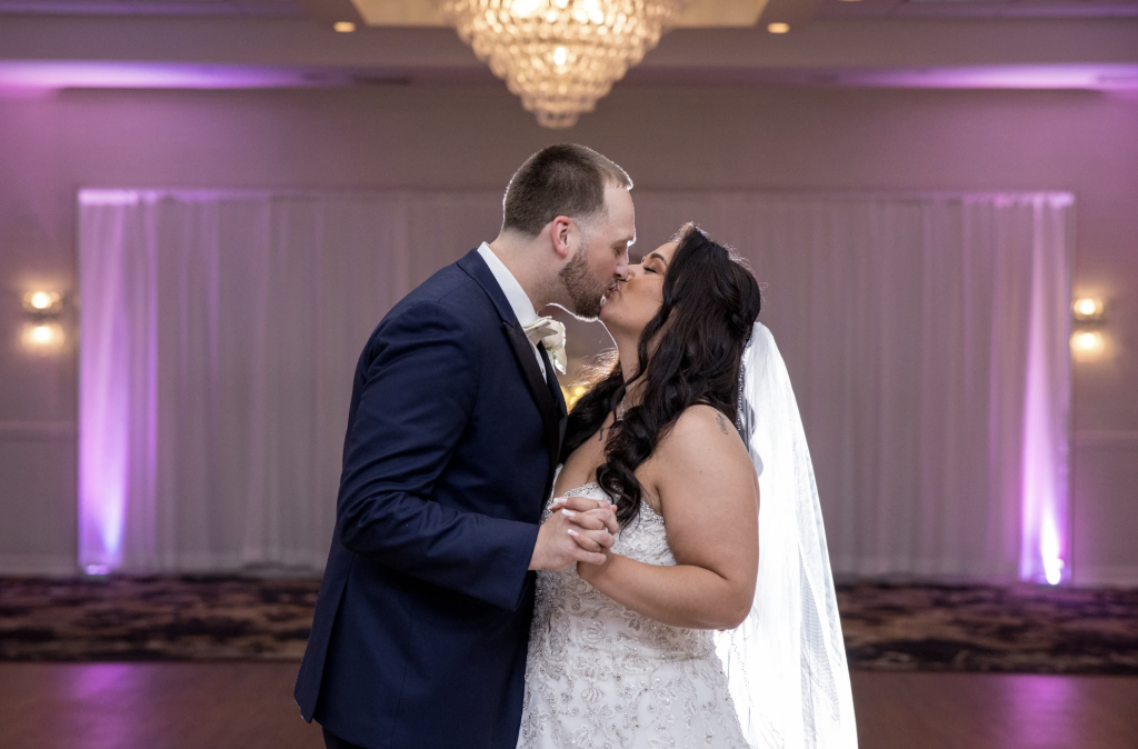 Bride and Groom at Days Hotel Toms River wedding