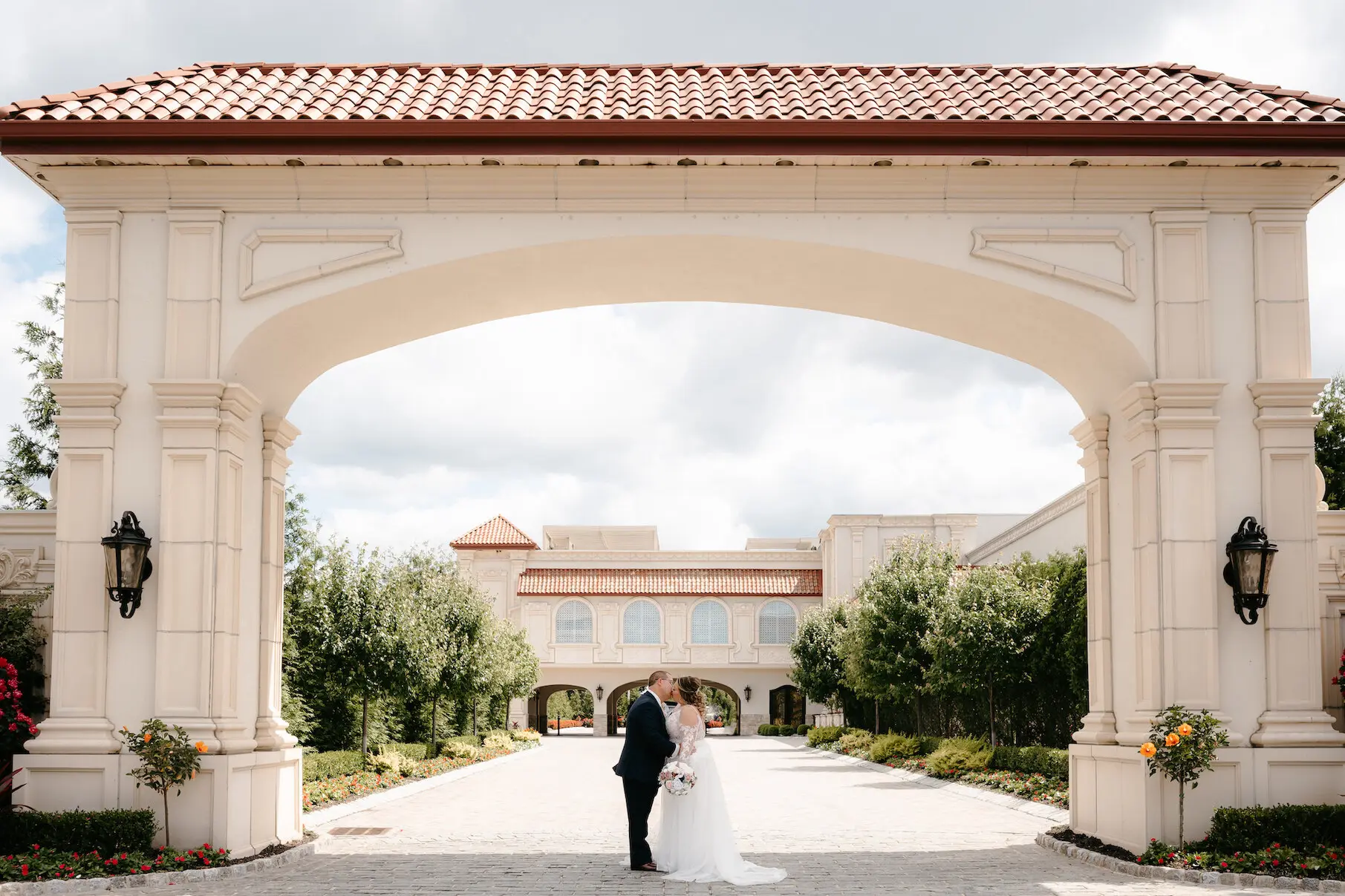Bride and groom at the Grand
