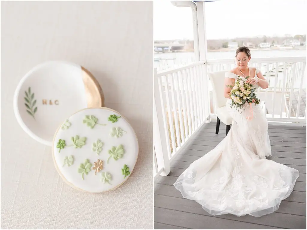 Bride in gown