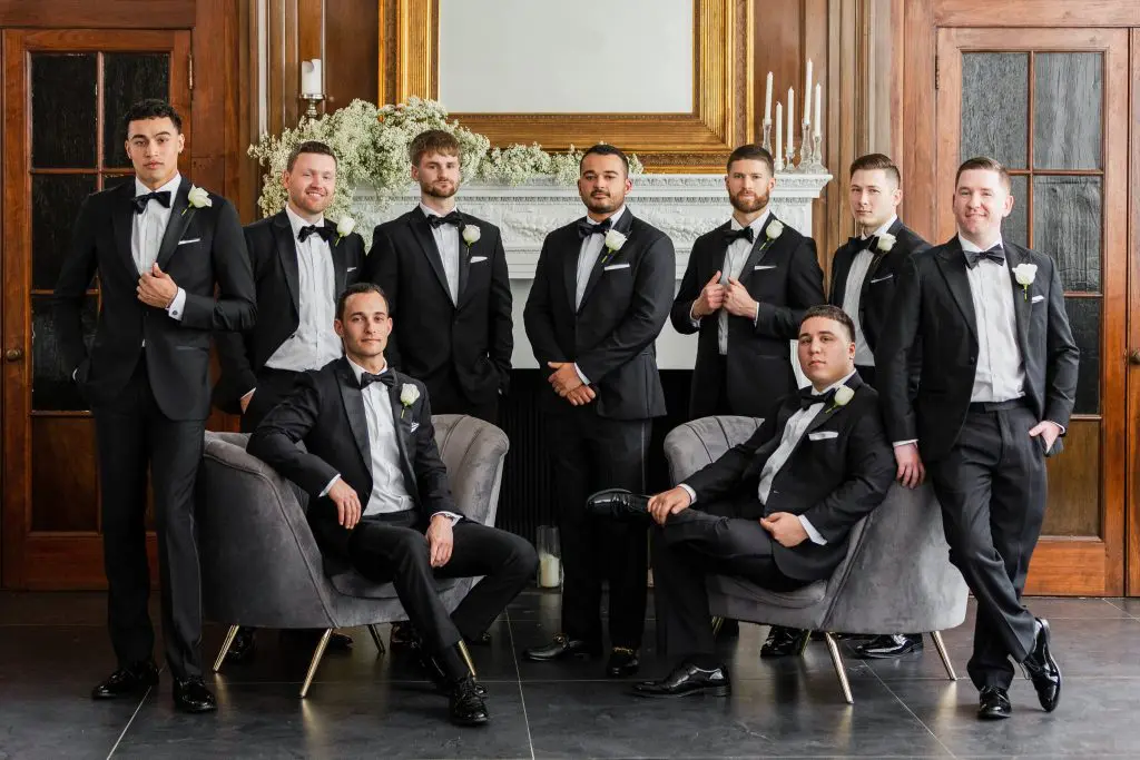 Groom and groomsmen