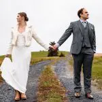 Bride and groom at Chelsea Sun Inn
