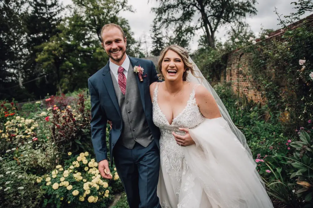 Outdoor wedding ceremony