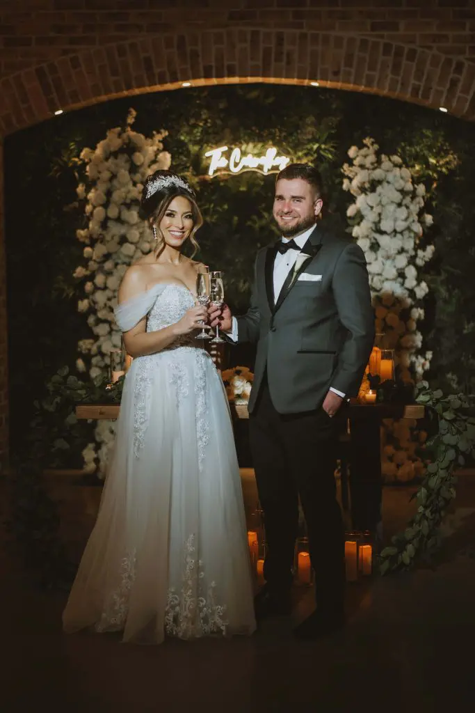 Bride and groom at Perona Farms, NJ