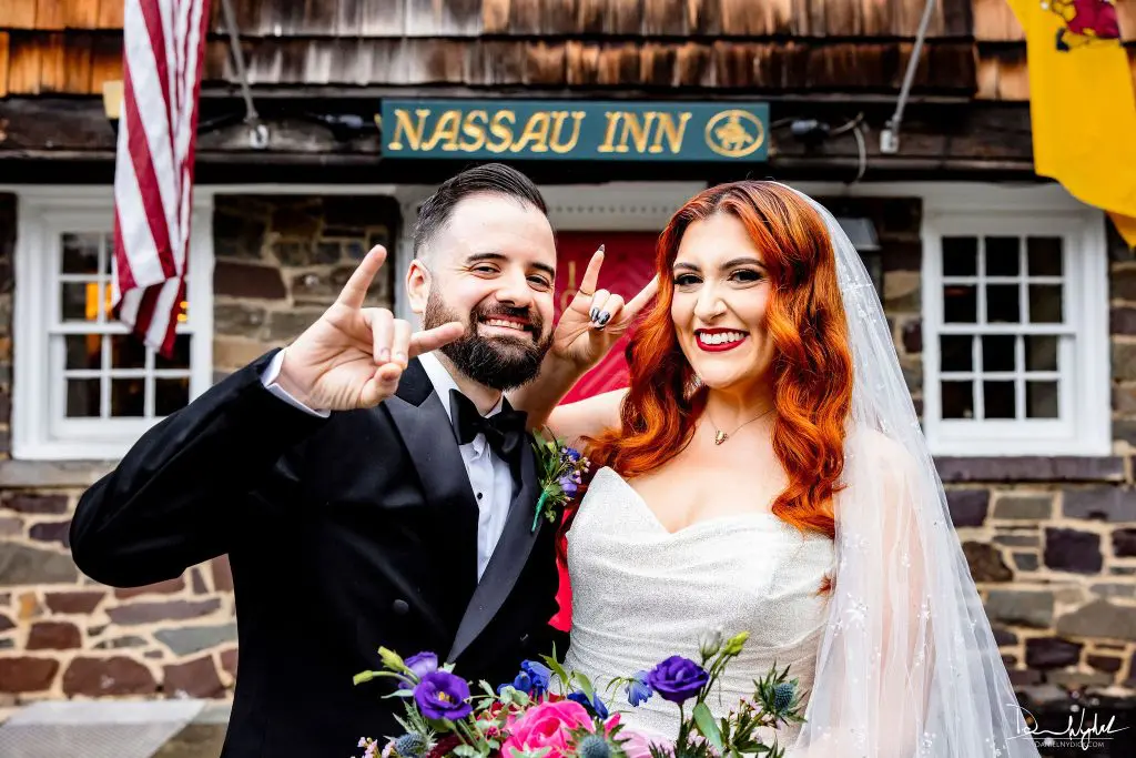 Melanie and Steve at the Nassau Inn