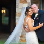 Bride and groom at Bear Brook Valley in Fredon, NJ