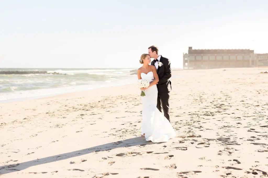 Beach wedding at Berkeley Oceanfront in Asbury Park. Idalia Photography