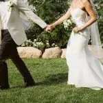 At-home backyard wedding in Mahwah, NJ.