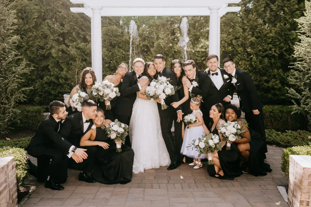 Wedding party at South Gate Manor, Freehold