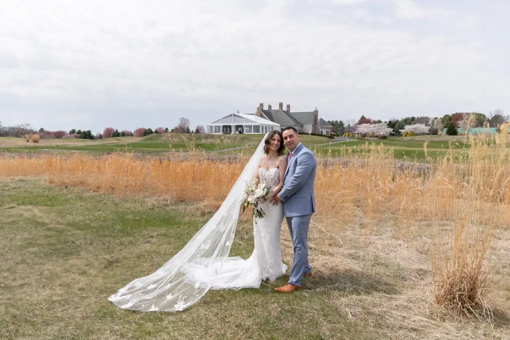 Bride and groom at Architect's Golf Club