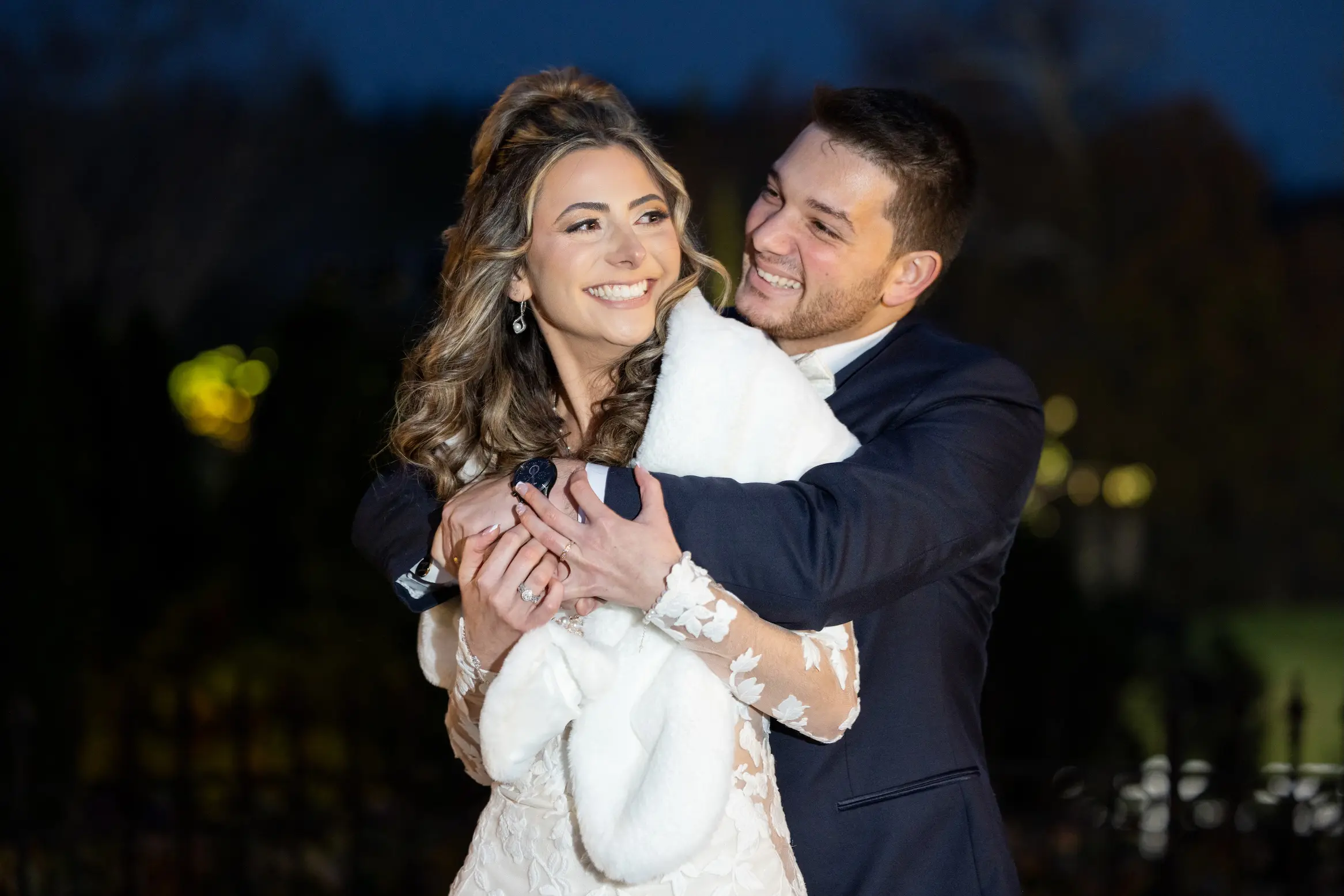 Bride and groom at Park Savoy Estate