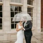 Rainy wedding day