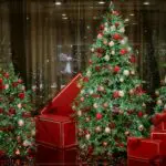 Christmas trees at NJ holiday wedding venues