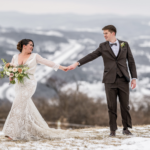 Couple at wedding venue Red Fox Stables & Resort in Schoharie, NY