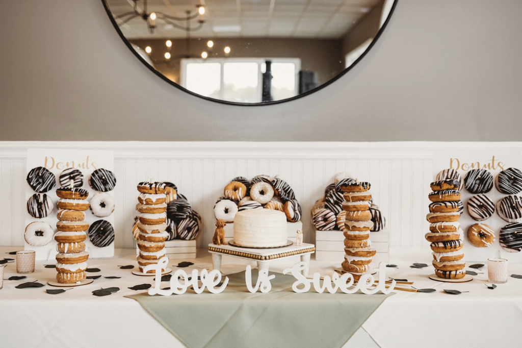 Donut display at Avalon Golf Club in Cape May Court House, NJ