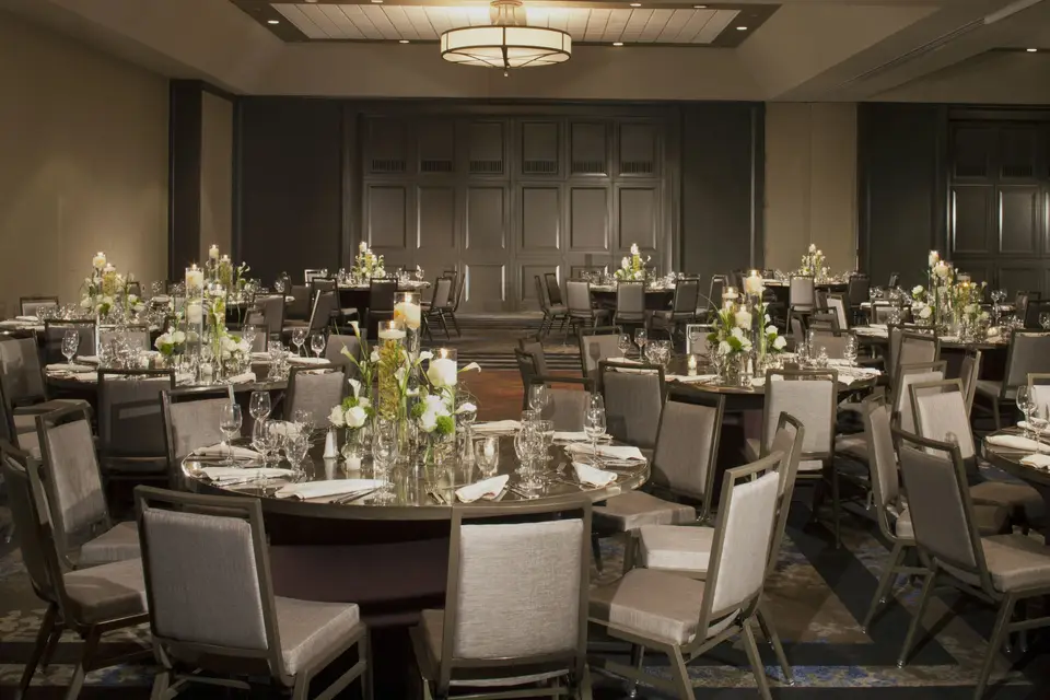 Ballroom at Hilton Parsippany hotel wedding