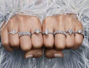 Gabriel & Co. diamond rings